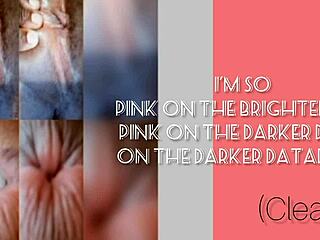 Aesthetic close-up of pink shades in anal action.