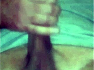 Horny guy jerks off long cock close up and cums moaning 😍