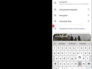 horny miss jasmin sucks dildo and fingers pussy in leggings