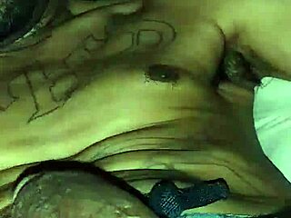 Fat long brown dick gets stroked hard