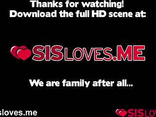 Szőke mostohatestvér Dakota Burns lovagol mostohatestvér farkán