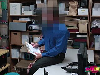 Lauren and scarlett are taken to the office by their couple.