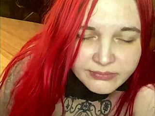 Rope teasing big boobs during masturbation