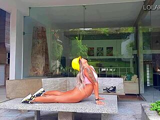 Stretching lesson at gym