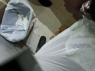 Thick Ebony Milf at Gloryhole: Blowjob or More?