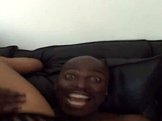 interracial couple fucking with anal and blowjob in part 2 😍