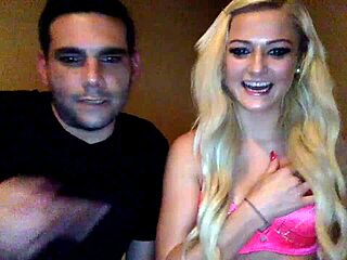 creepy guy meets jackpot blonde in webcam chat
