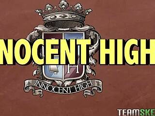 InnocentHigh: Szexi Jada Stevens basz a tanárral az osztályban csoportos hardcore