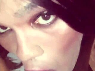 Wanessa silva sucks the young guy and swallows his cum