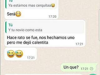 chateando cachonda, perdia el control