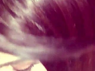 Wanessa silva sucks the young guy and swallows his cum