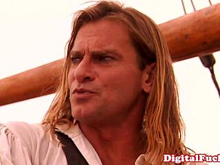 Pirate babe pleases captain's cock in full movie roleplay.