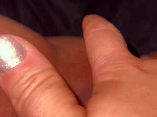 Miss69peach's shaved pussy fingering leads to intense orgasm
