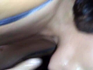 she performs deepthroat on a big cock