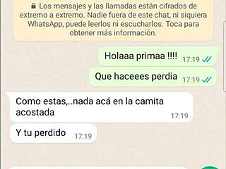 chateando cachonda, perdia el control