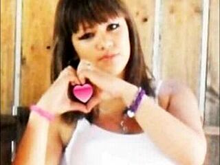 Ivon, the sexy Mexican whore, dancing with big ass and tits!