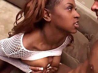 He gets her tits and she begins to get hot