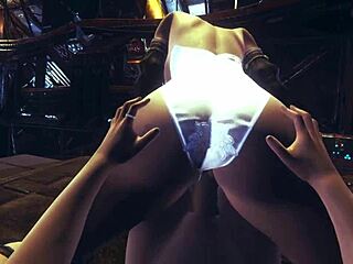 2b from nier gets fucked and creampied in anime