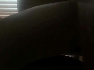 i spotted my big booty ebony neighbor bent over at the stairs, and she got fucked hard