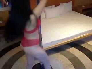 I'd lie on the bed for a hot striptease. 😏 Removing panties and grabbing with mouth.