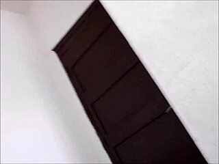 Wife feels intense pleasure in deep throat with husband watching