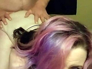 he fucks me doggystyle, watch my face as i cum on his cock