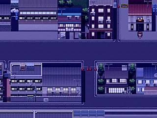 Girl enjoys a naked night stroll and masturbates at doors - part 1