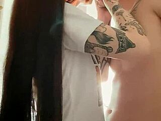 Couples fucking hard in the kitchen!