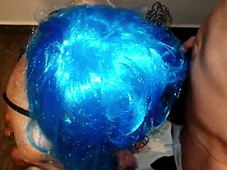 MIRA HOW THIS BLONDE TEEN CHOKES ON DICK IN COSPLAY, SUCKING HARD FOR PAPA!