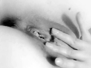 BUSTY MILF CARESSES HER BIG TITS TO ORGASM