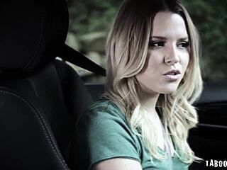 Aubrey Sinclair meets the driver outdoors for a casual chat.