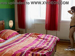 redhead casey bound with nipple clamps in bdsm