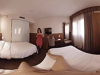 Vr Porn Brunette Gets Fucked By Big Cock In Hotel Room