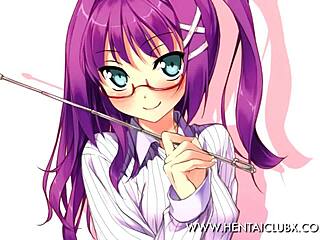 This hentai ecchi english lesson is nude and sexy with anime instruction