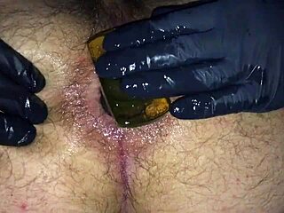 Intense anal plug play with 6cm toy! Feel it stretch deep inside.