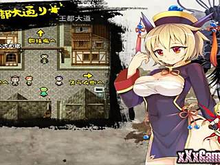 In Kung Fu Grand King, blonde milf bangs in extra anime scenes