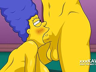 Yo, Marge knullar Carl och Lenny i vild Simpsons-action!