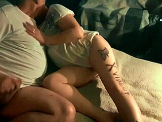 Couple bends over in verification doggystyle.