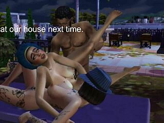 Felpezsdítjük a jelenetet nagy rajzolt cicikkel.