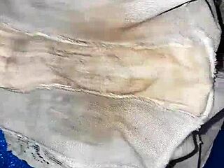 dirty panties from the neighbor in emo style