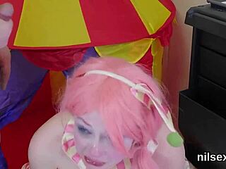 peculiar chick brought to ass hole madhouse for deepthroat and anal treatment?