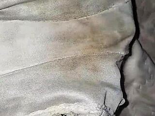 dirty panties from the neighbor in emo style