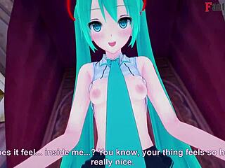 Hatsune Miku gets sucked and fucked in POV