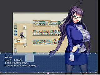 president yukino feels intense pleasure in this hentai scene