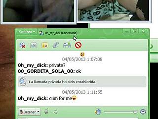 The black anaconda masturbates with a prostitute on webcam, cums, and she begs for more.