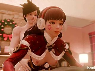 Dva and Tracer Bang Hard in New Year's House.