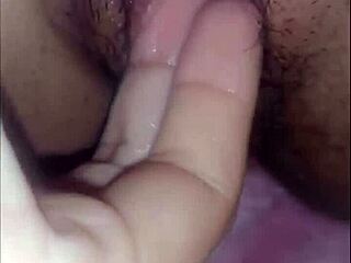 My wife touching herself when I'm not home. Mexican solo vagina play.