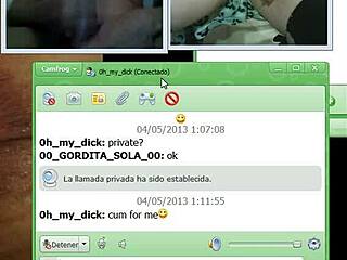 The black anaconda masturbates with a prostitute on webcam, cums, and she begs for more.