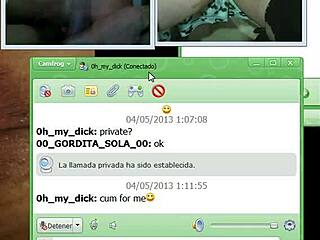 The black anaconda masturbates with a prostitute on webcam, cums, and she begs for more.