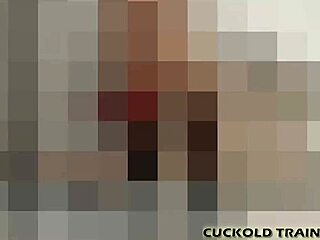 Femdom Humiliates Old Cuckold Slave In BDSM Session